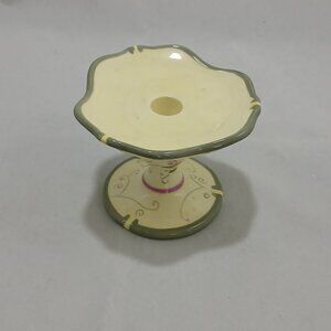 PartyLite Springtime Strawberries Taper Pedestal Candle Stick Holder Summer